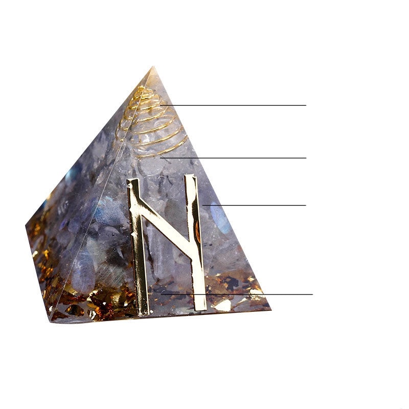 Minimalist Crystal Pyramid Ornament | Daily Indoor Home Decor
