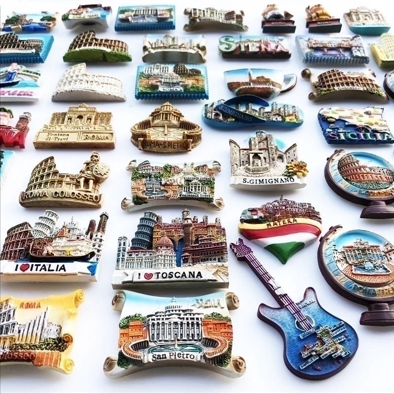 3-Piece Retro Streetwear Color Block Synthetic Resin Magnets Set|Home Decor & Magnets