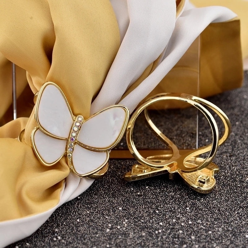 Korean Style Woolen Coat Clip with Rose and Large Bead Scarf Buckle | Accessories & Scarves