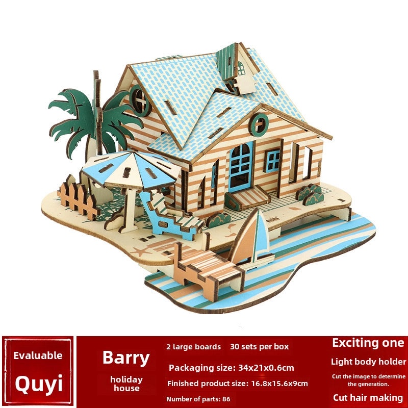 Handmade Wooden 3D Puzzle for Kids and Adults | Educational Toys & Games