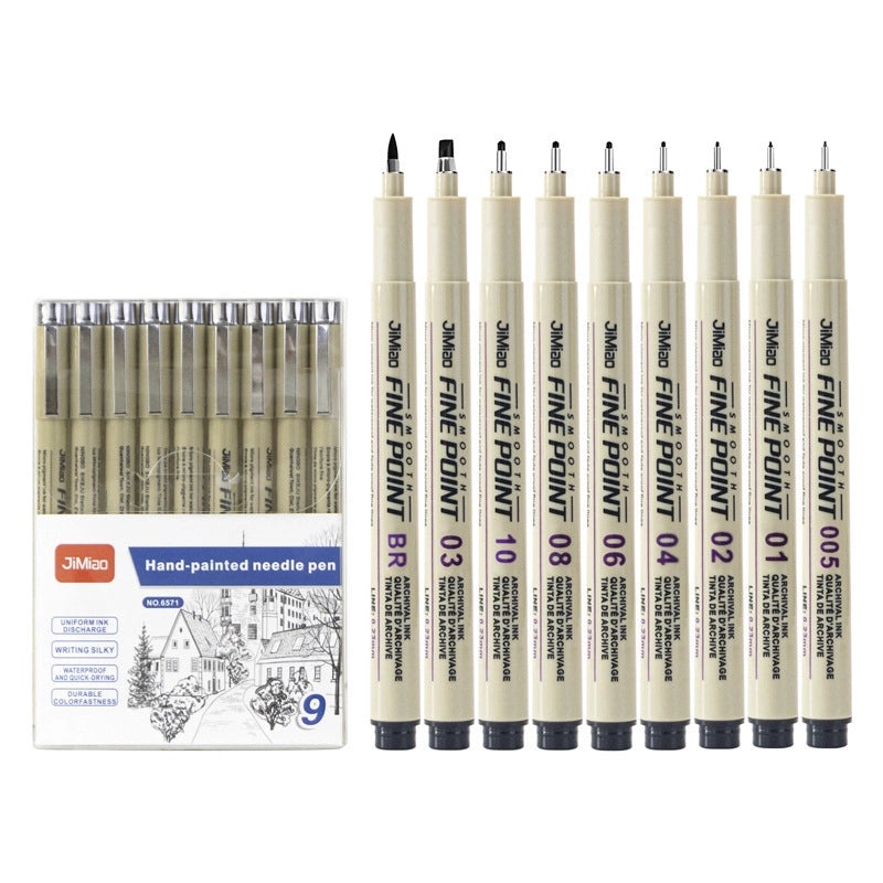 Solid Color Minimalist Gel Pen for Daily Use | Office Supplies