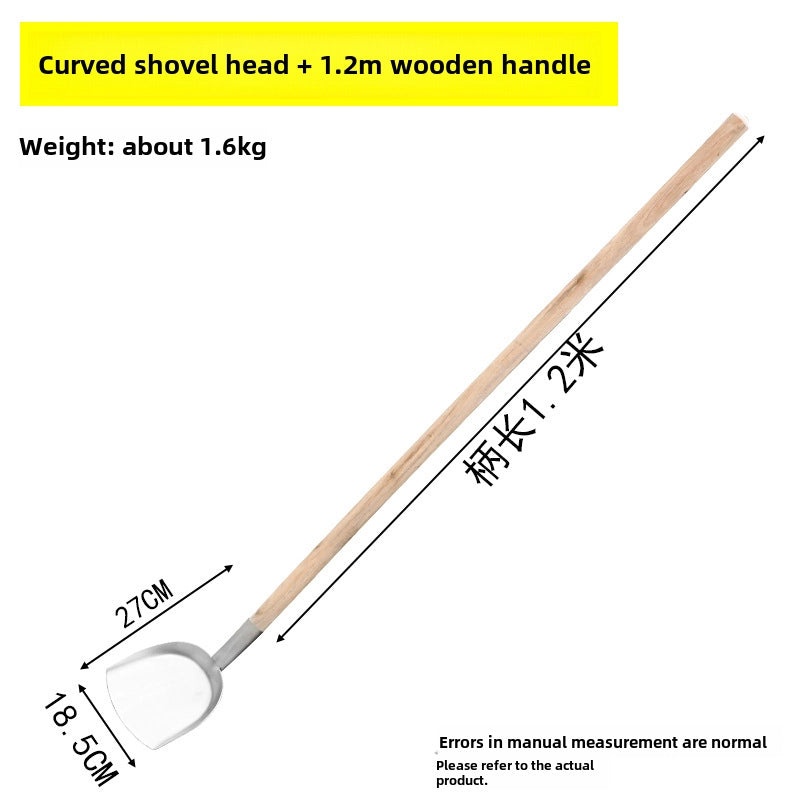 Stainless Steel Long Handle Spatula Chef Cooking Spoon Large Commercial Serving Porridge Spoon|Kitchen Utensils