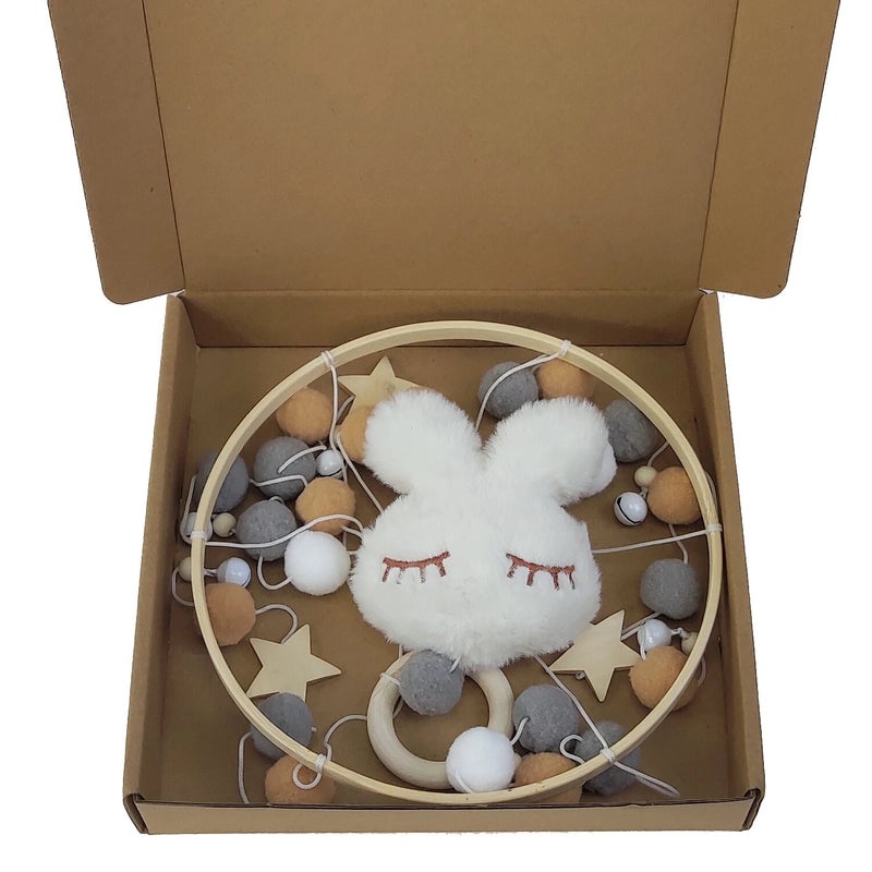 Adorable Cotton Rabbit Pendant for Wall Decoration|Home Decor Accessories