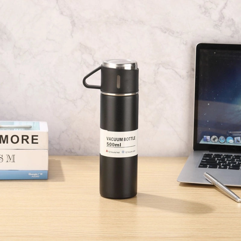 Insulated Stainless Steel Thermos Mug in Solid Colors for Everyday Use|Drinkware & Thermoses