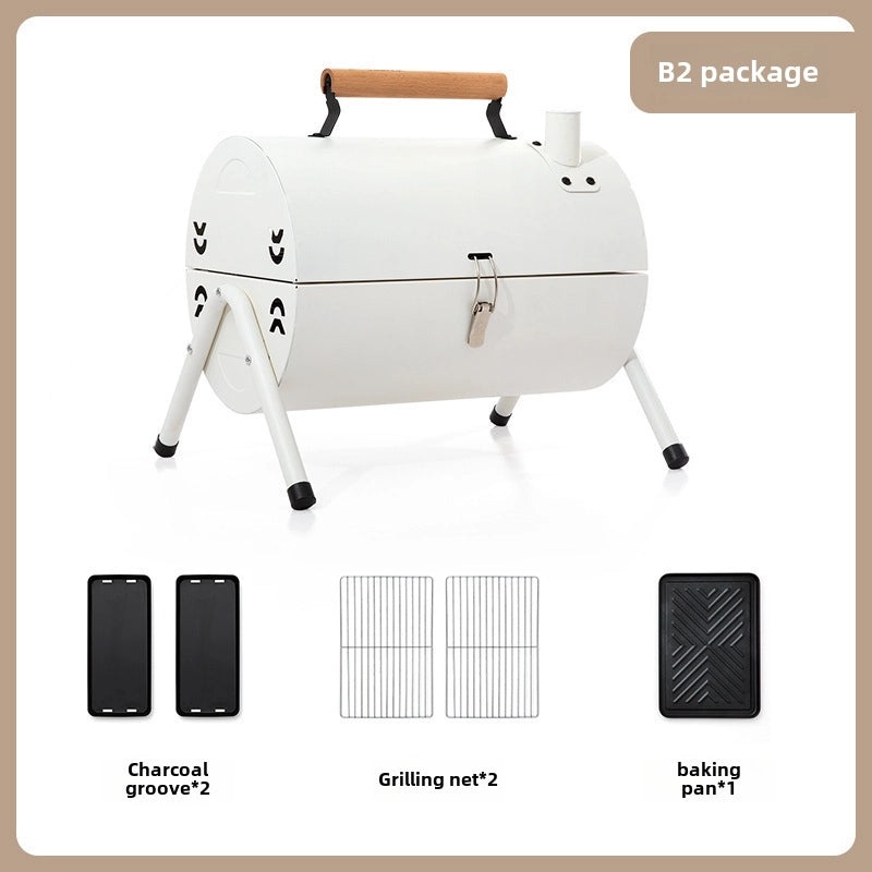 Portable Folding Charcoal Grill for Outdoor Backyard Camping | Outdoor Cooking Equipment