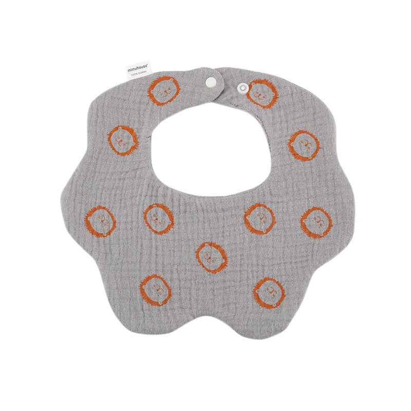 Adorable Animal Cherry Blossom Cotton Baby Burp Cloths Soft Infant Accessories|Baby Essentials