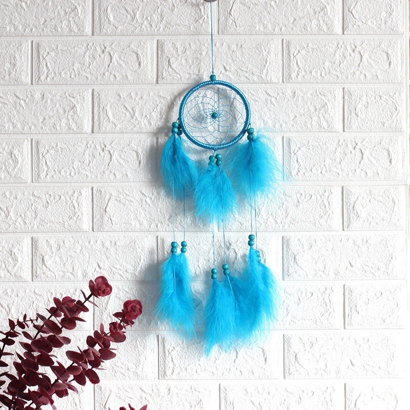 Minimalist Feather Dreamcatcher Wall Art, Boho Grid Style | Home Decor