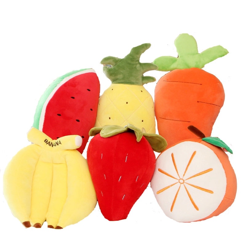 Cute Stuffed Fruits Plush Toys Apple Strawberry Watermelon Soft Down Cotton Animals | Plush Toys & Stuffed Animals