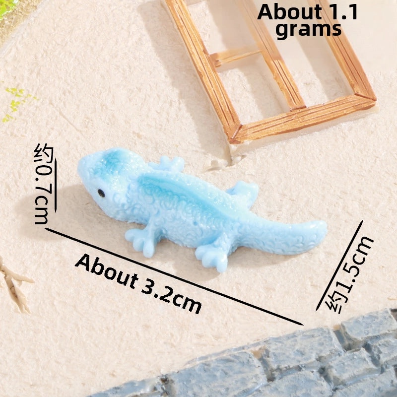 Realistic Lizard Miniature Landscape Resin Ornaments DIY Accessories for Shoes and Fridge | DIY Craft Supplies