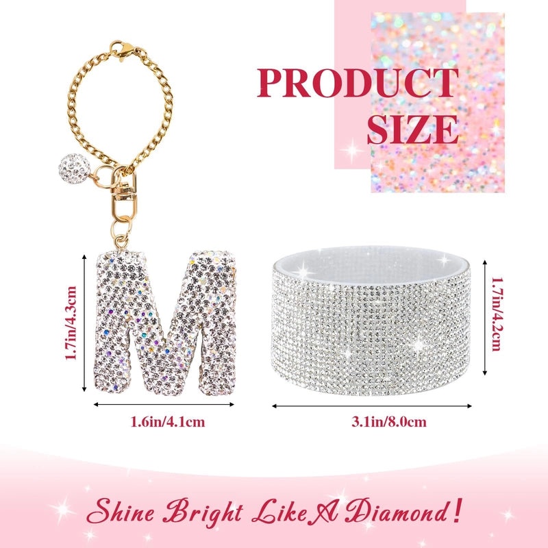 Glamorous Bow Letter Silicone Cup Sleeve Set | Drinkware Accessories