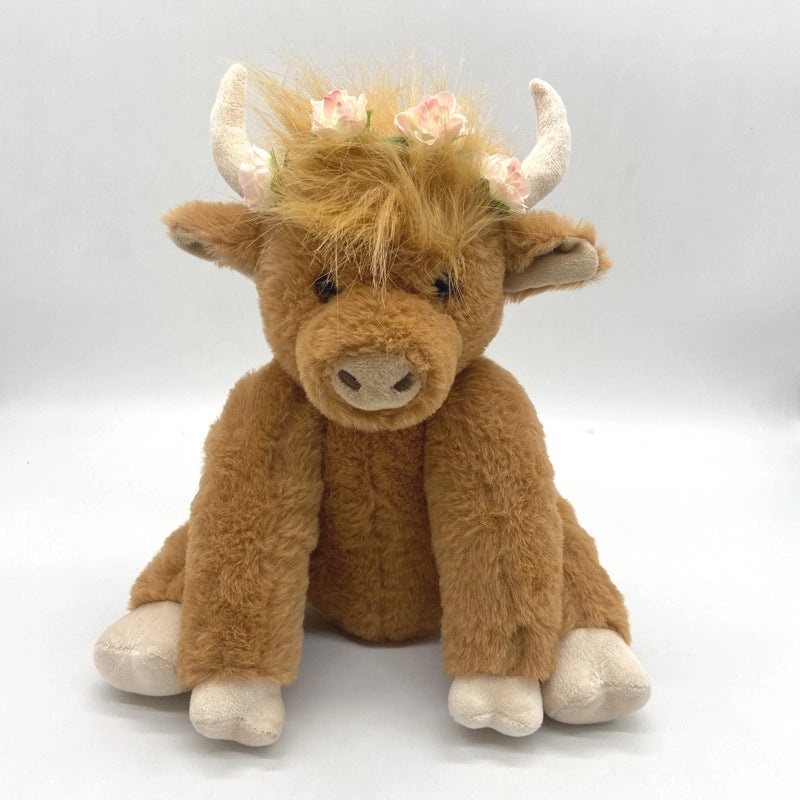 Scottish Highland Cow Plush Toy|Stuffed Animals & Plush Toys