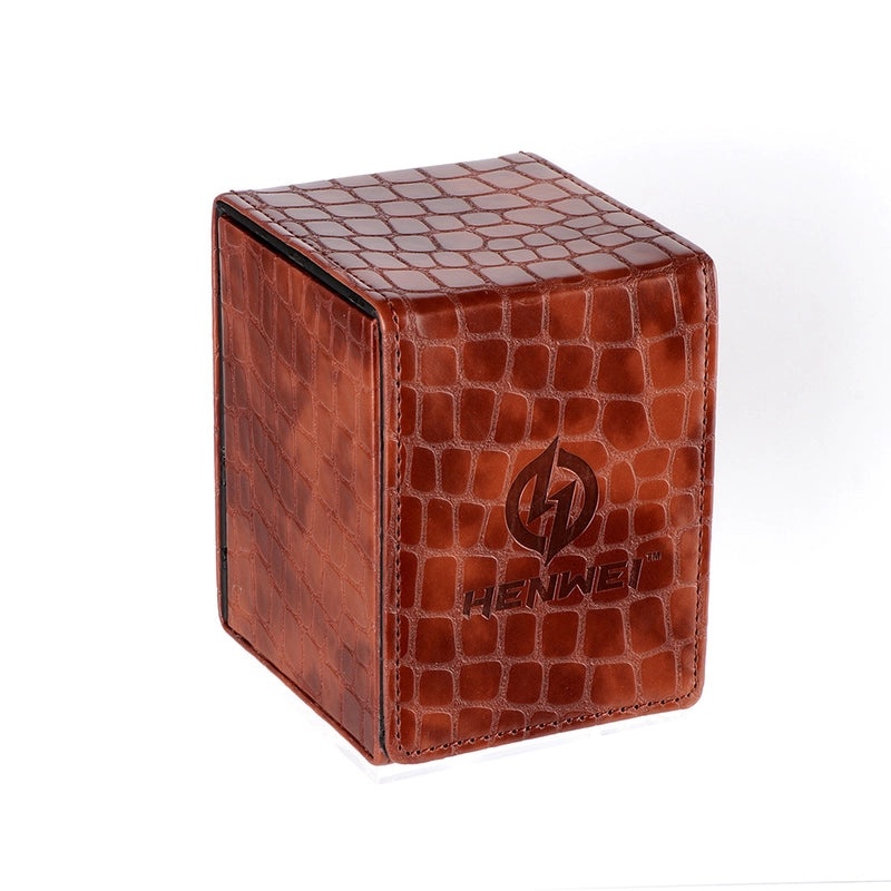 Henwei Hengwei PU Leather Card Storage Box for Table Games | Board Game Accessories