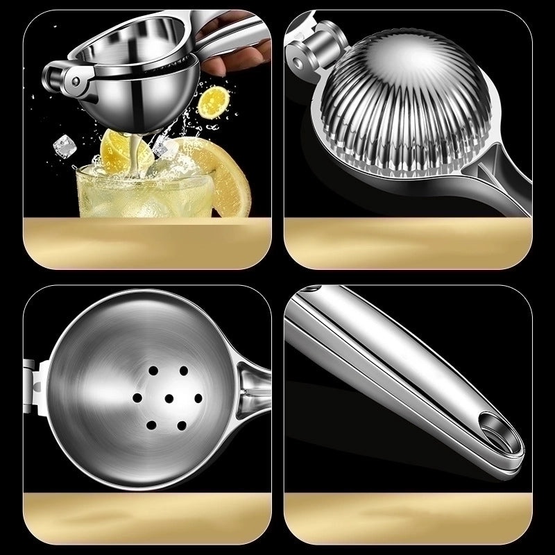 Stainless Steel Juicer, Classic Solid Color Design, Durable and Easy to Use, 1 Piece | Kitchen Appliances