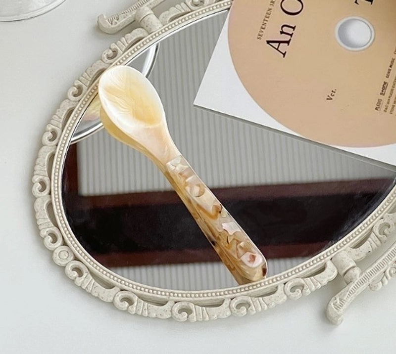 Vintage Colorful Shell Spoon Single Piece|Kitchen & Dining Utensils