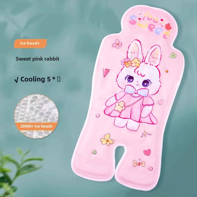 Universal Baby Stroller Car Seat Gel Cooling Mat Ramie Ice Pad Safety Cushion for Dining Chair Baby Mat|Baby Travel Accessories