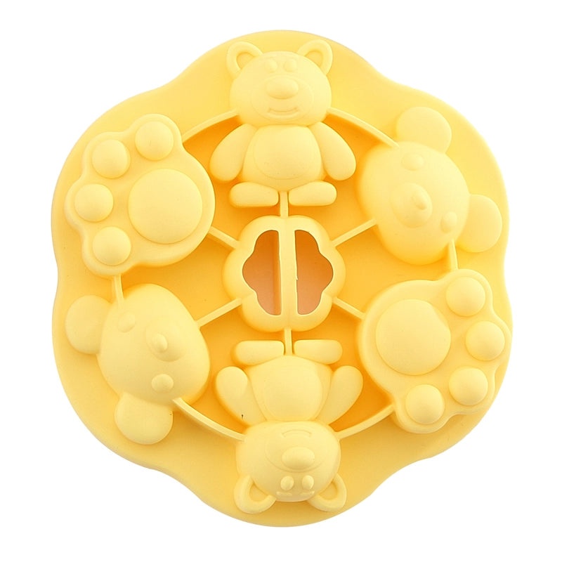 Baby Silicone Cat Claw Steamed Cake Mold for Infant Food Baking | Baby Feeding Accessories