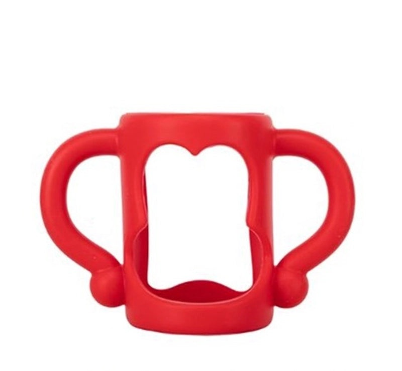 Adorable Solid Color Silicone Feeding Bottle 1pc | Baby Feeding Accessories