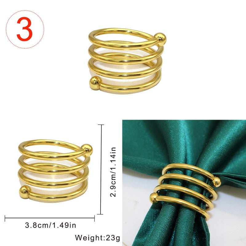 Stylish Geometric Metal Napkin Holder Single Piece|Home Decor & Kitchen Accessories