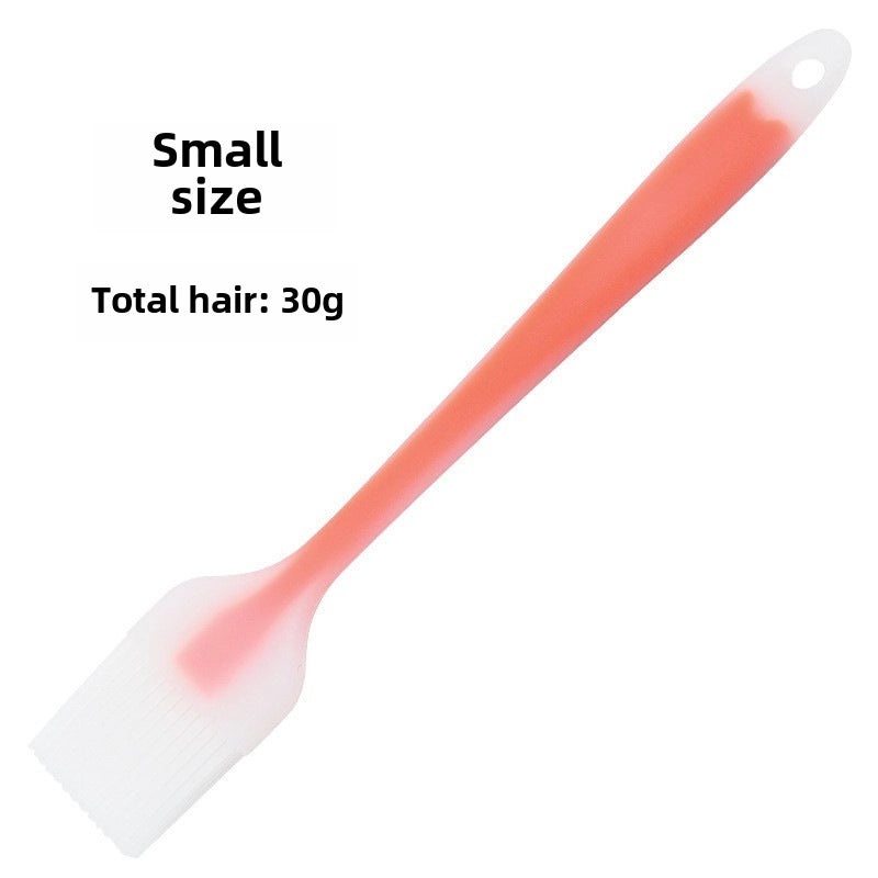 Silicone Oil Brush and Scraper for Baking One-piece Cake Cream Spatula Barbecue Brush Multipurpose Kitchen Tool|Kitchen Tools & Gadgets