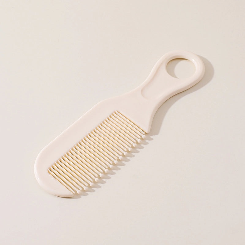 Simple Solid Color Plastic Baby Hair Comb | Baby Care Accessories