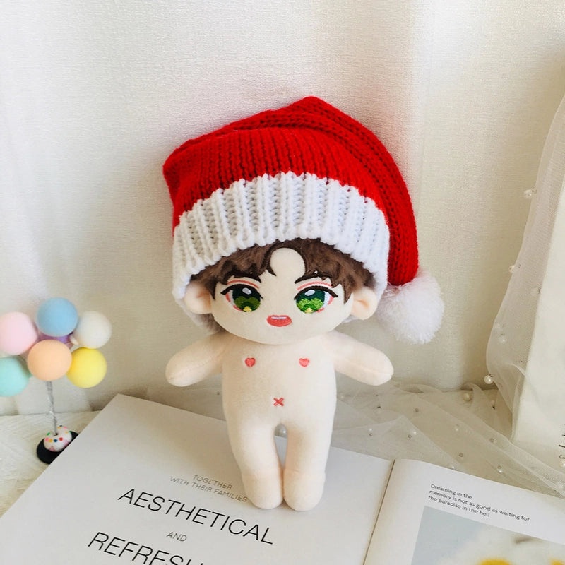 20cm Doll Smiling Wool Hat Knitted Cotton Cap for 20cm Doll Clothes Replacement|Doll Accessories