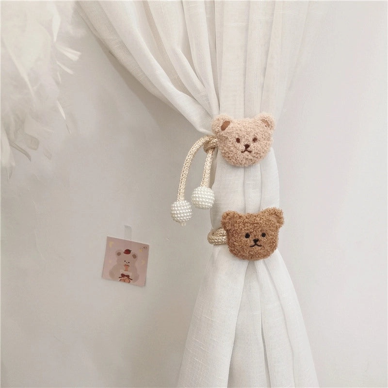Adorable Bear Polyester Curtain Tiebacks for Window Decor|Home Decor Accessories