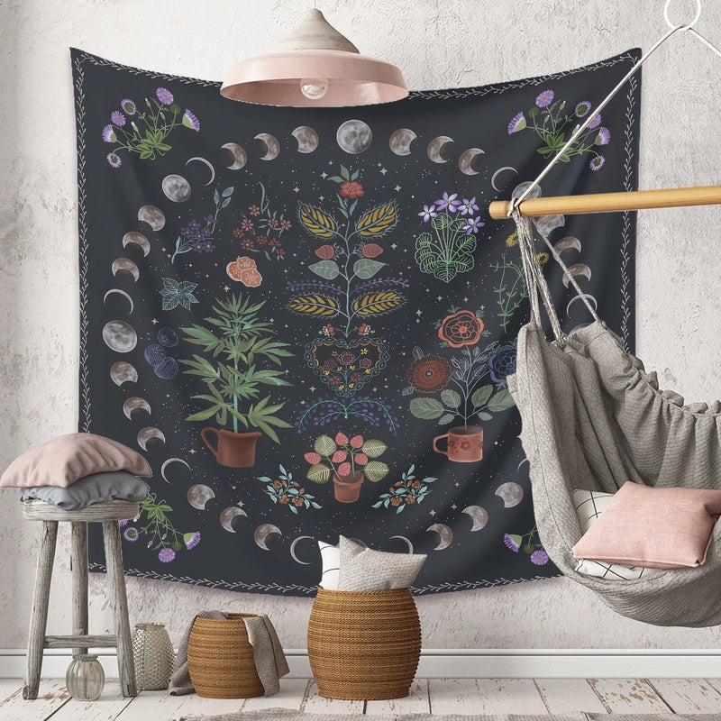 Bohemian Moon Wall Hanging Tapestry | Home Decor