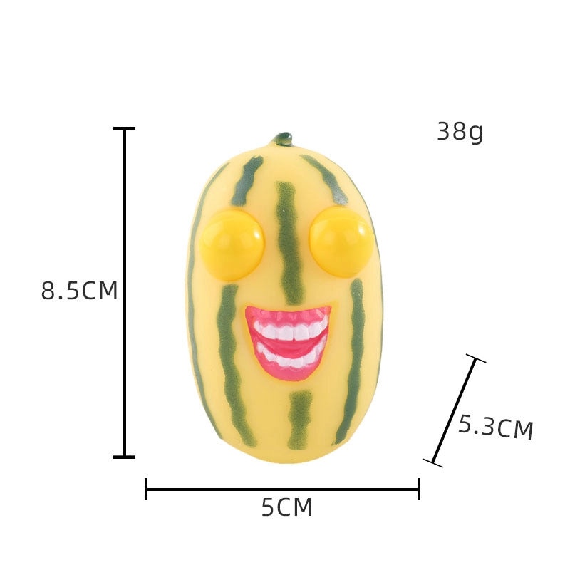 Watermelon Fidget Toy PVC Stress Relief Squishy|Sensory Toys