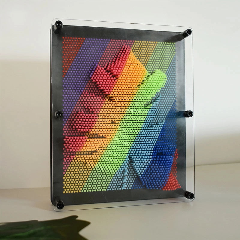 3D Rainbow Handprint Clone Toy for Kids Decompression Needle Painting | Creative Toys & Crafts