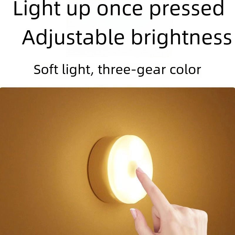 Rechargeable Dimmable Night Light for Student Dorm Bedroom | Home Lighting