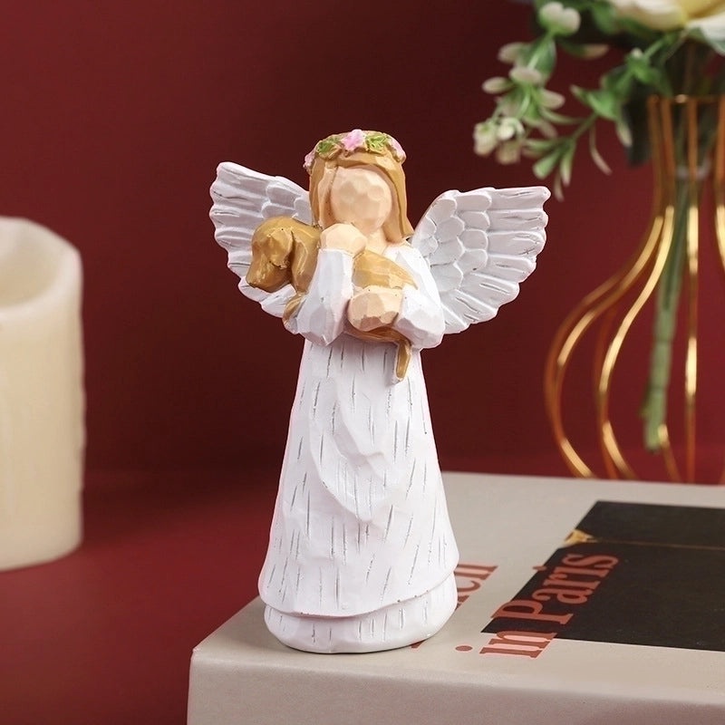 Timeless Angel Resin Figurines Decorative Artificial Ornaments|Home Decor Accessories