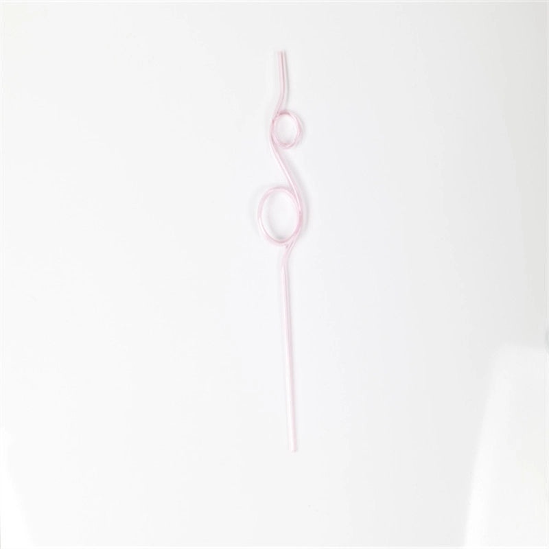 Reusable Curved PETG Art Straw | Eco-Friendly Drink Accessories