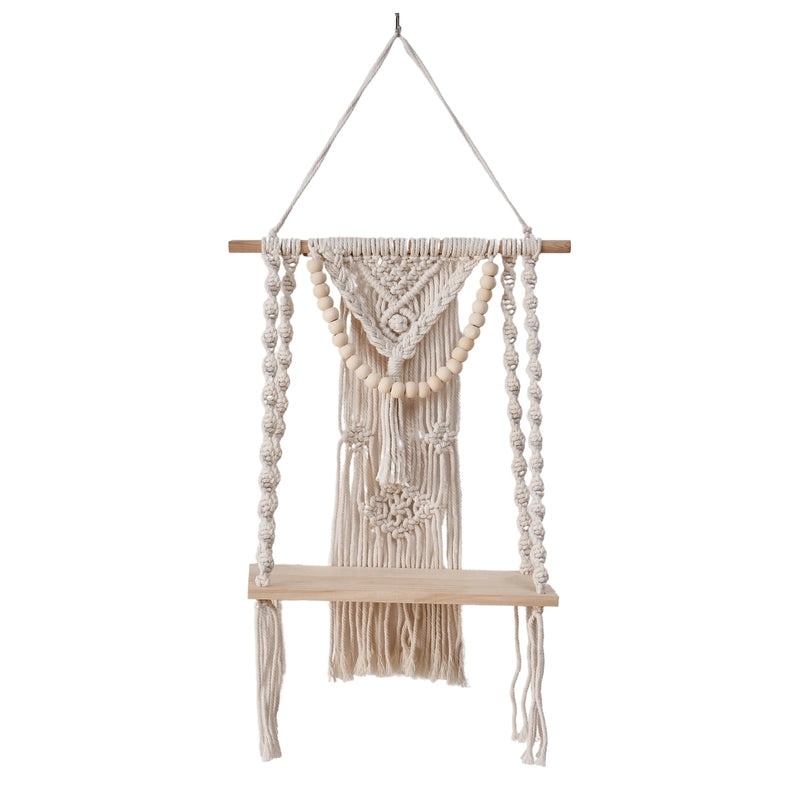 Minimalist Wooden Cotton Pendant Necklace|Jewelry & Accessories