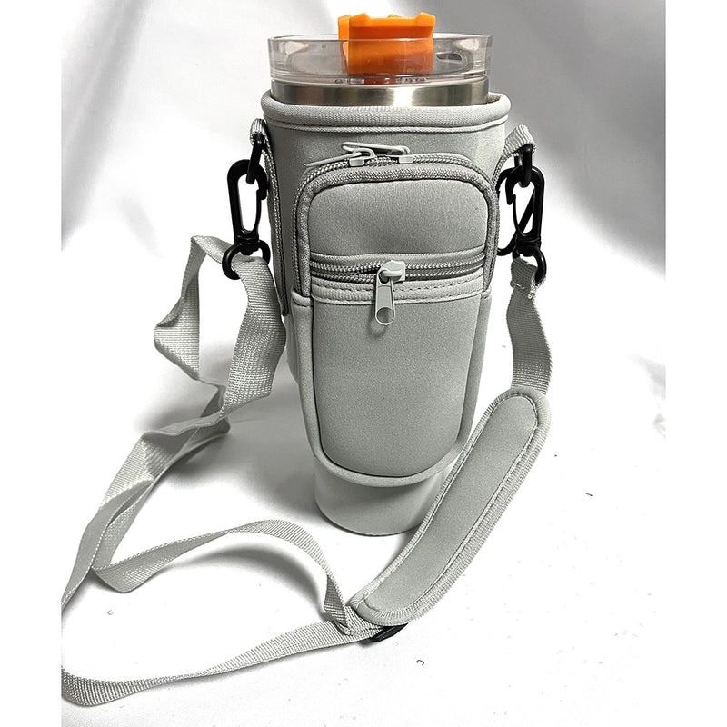 40oz Ice Cream Cup Neoprene Bottle Cover with Adjustable Shoulder Strap Crossbody Phone Bag Protective Cover|Accessories & Bags