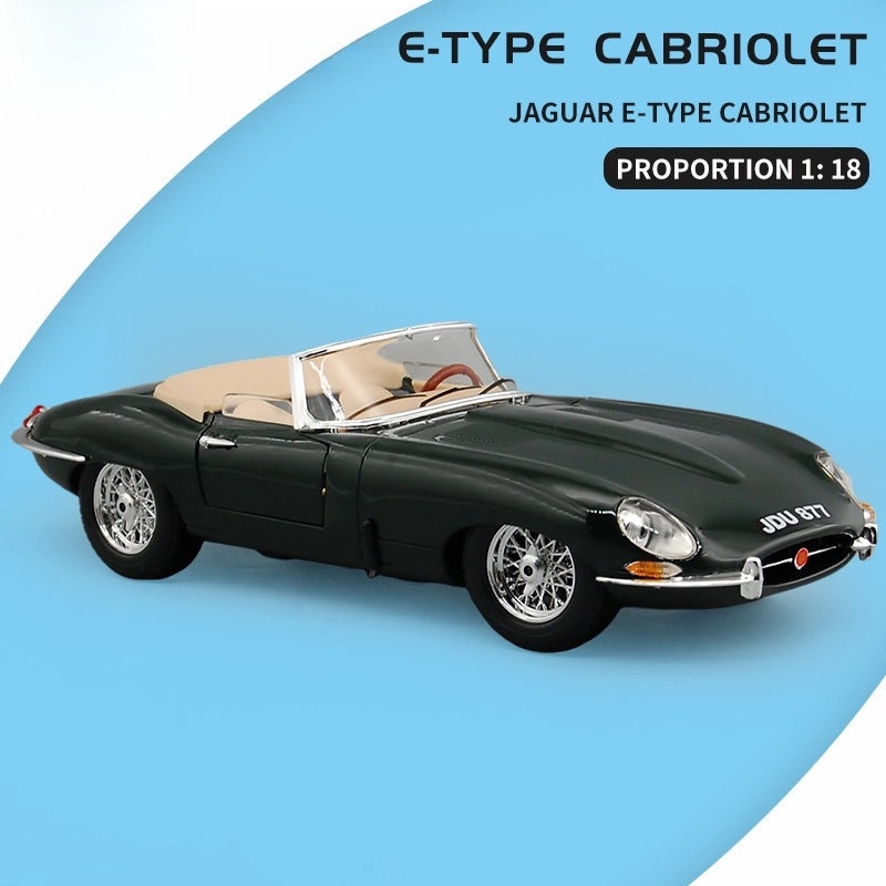 Bimei Alloy Jaguar Classic Car Model Ornament|车模与模型