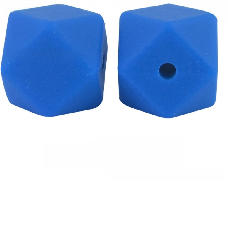 17mm Silicone Octagonal Beads for Pacifier Chains DIY Accessories | Baby & Mom Essentials