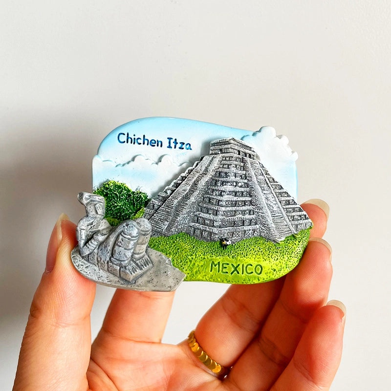 3D Travel Refrigerator Magnet Stickers Europe Cities Souvenirs Creative Tourist Gifts|Home Decor & Magnets