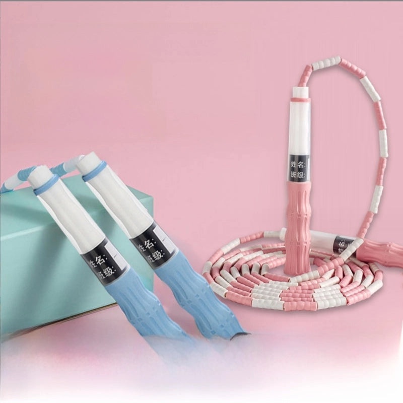 儿童专用运动竹制跳绳 高考小学生幼儿园适用|运动健身器材