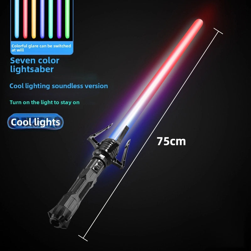 儿童激光剑二合一发光音乐玩具七彩光剑|儿童玩具