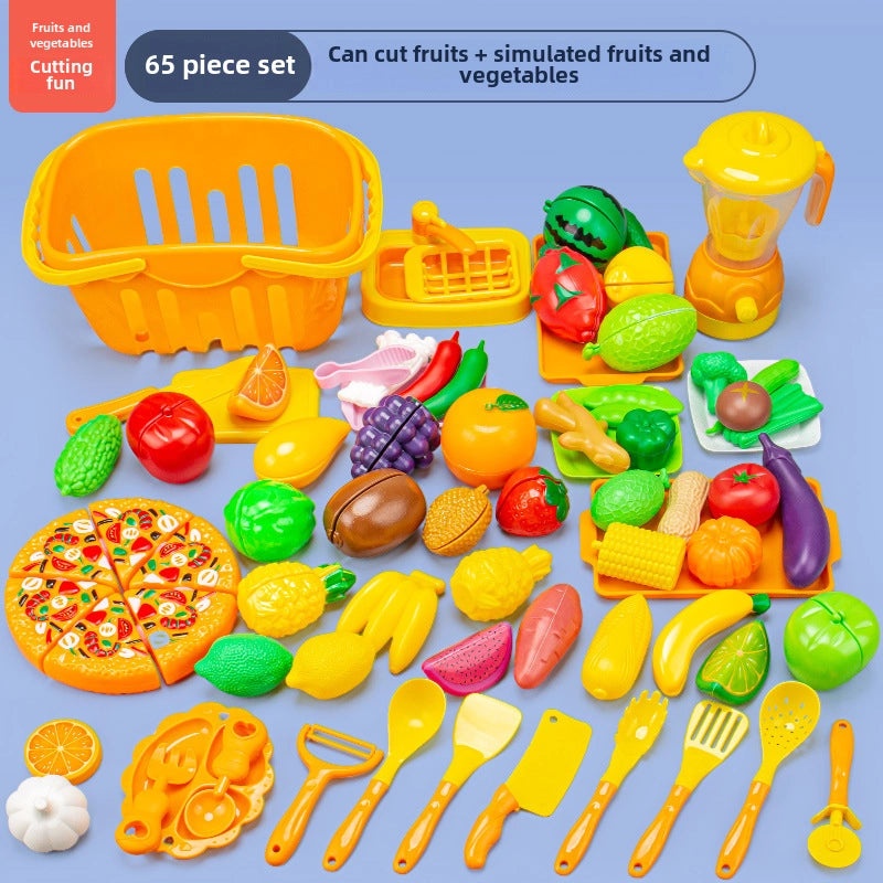 儿童厨房玩具海鲜水果蔬菜烧烤火锅仿真食品套装|儿童玩具