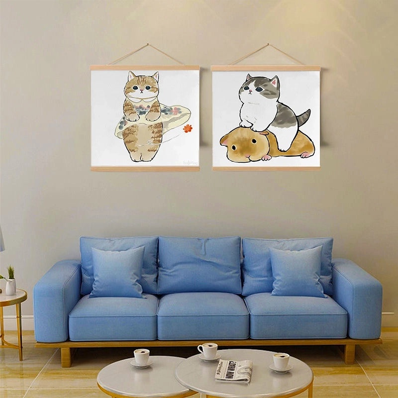 Adorable Cat-Themed Wall Decor for Home|Home Decor