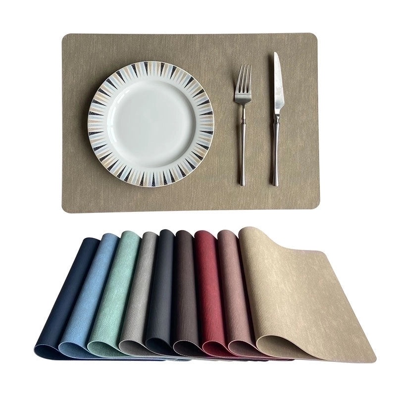 Leather Placemat for Dining Table | Home & Kitchen Tableware