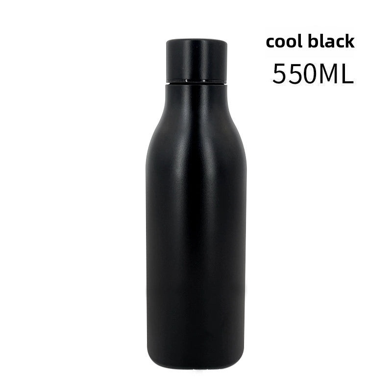 Stainless Steel Vacuum Coke Bottle Double Layer 304 Large Capacity Sports Water Cup|户外运动水杯