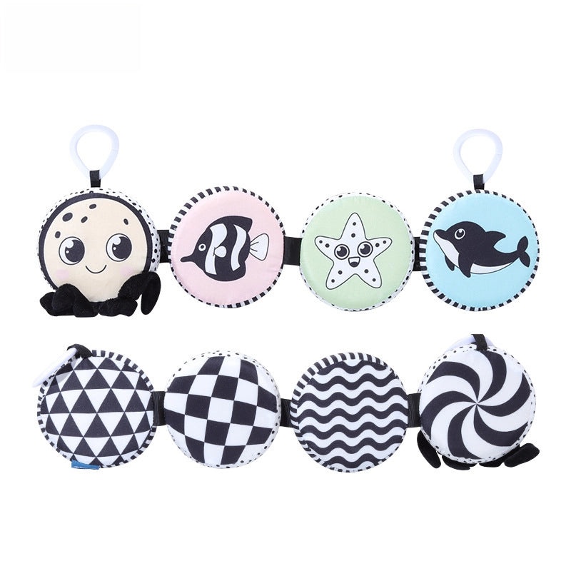 Aipinqi Baby Soft Cloth Book with Animal Designs Double-Sided Educational Toy for Crib or Bedside Use|Baby Toys and Early Learning