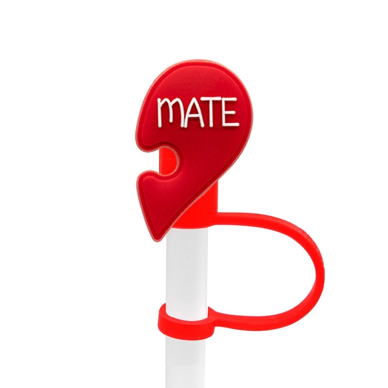 Cartoon Silicone Straw Caps for 8-10mm Straws | Personalized Drink Accessories