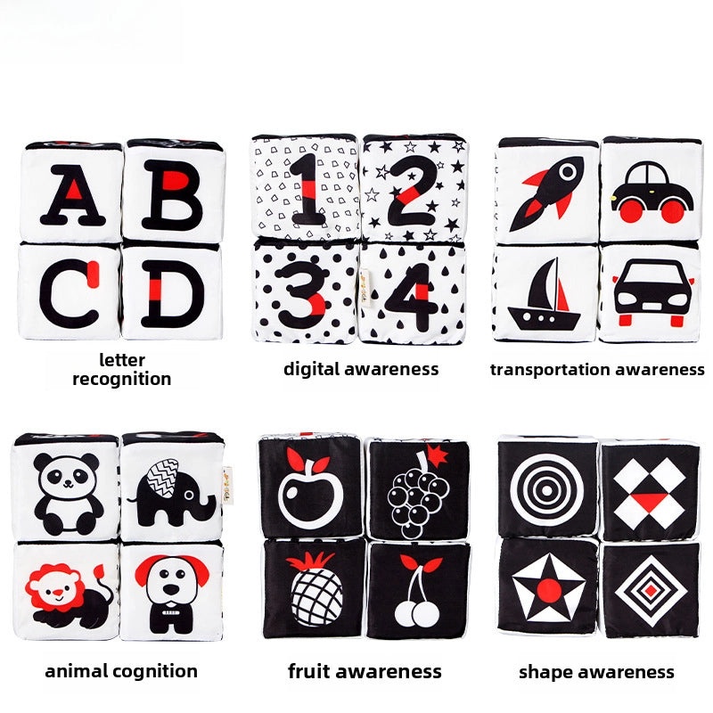 Aipinqi Black and White Baby Building Blocks for Early Education and Intelligence Development|Educational Toys & Learning Aids