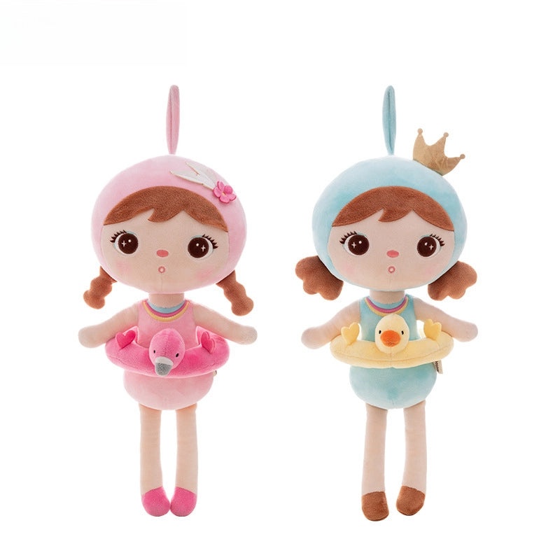 Metoo Keppel Plush Doll with Swimming Ring Soft Toy for Kids|Plush Toys and Dolls