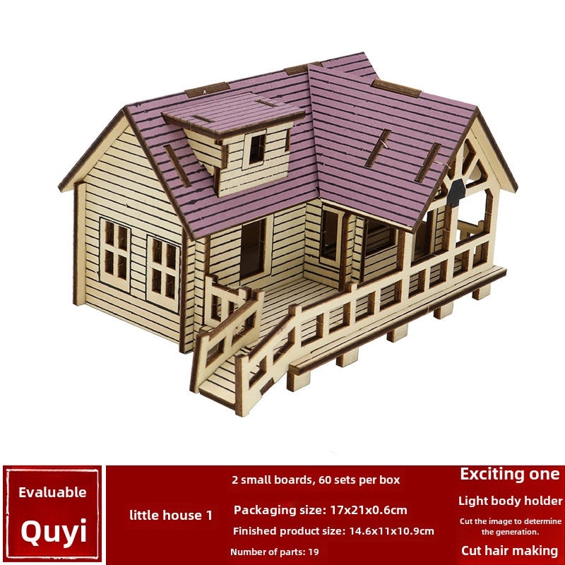 Handmade Wooden 3D Puzzle for Kids and Adults | Educational Toys & Games