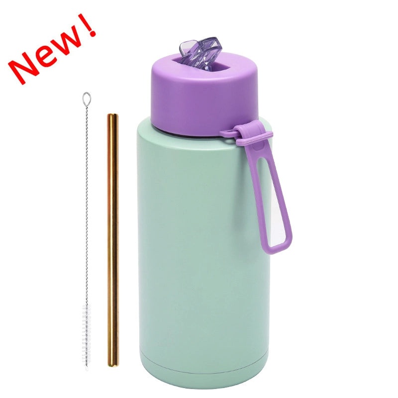 Insulated Stainless Steel Thermos Mug in Solid Colors for Everyday Use|Drinkware & Thermoses