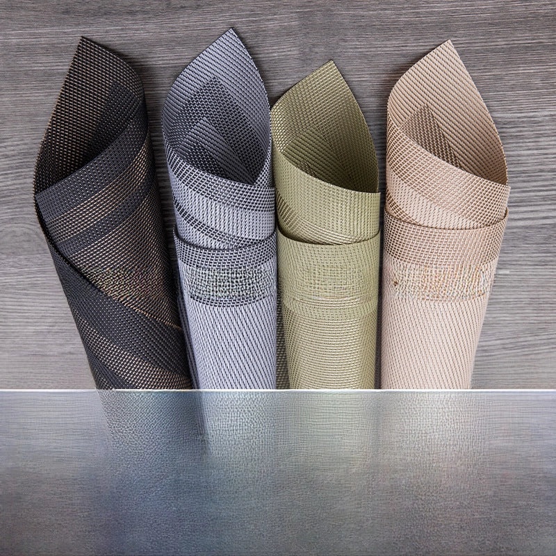 Chuangmu Nordic PVC Woven Placemat Double Frame Insulated Dining Table Mat for Home and Hotel|餐垫